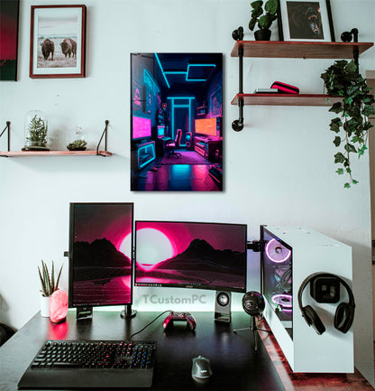 Cuadro Gaming Room Neon