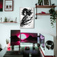 Wall Art Giyu Black Paint