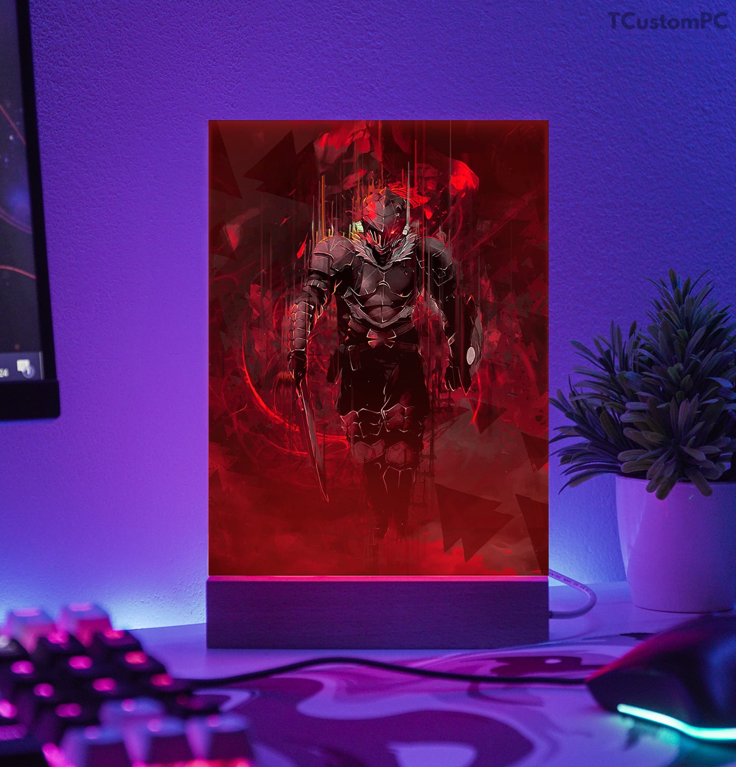 TC-Lamp Goblin Slayer red vector