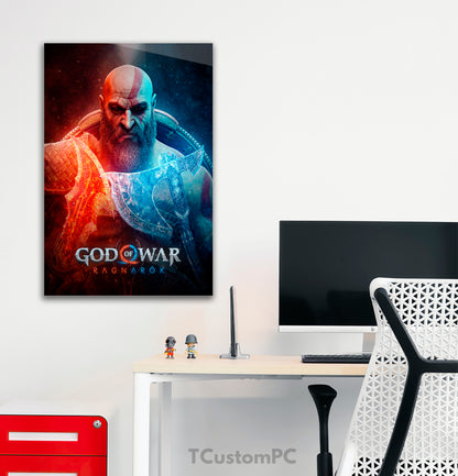 God Of War Ragnarok - pintura de Kratos Dual Power 1