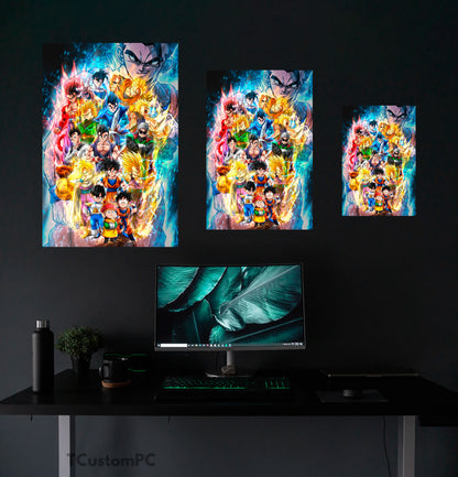 Wall Art Gohan All Forms