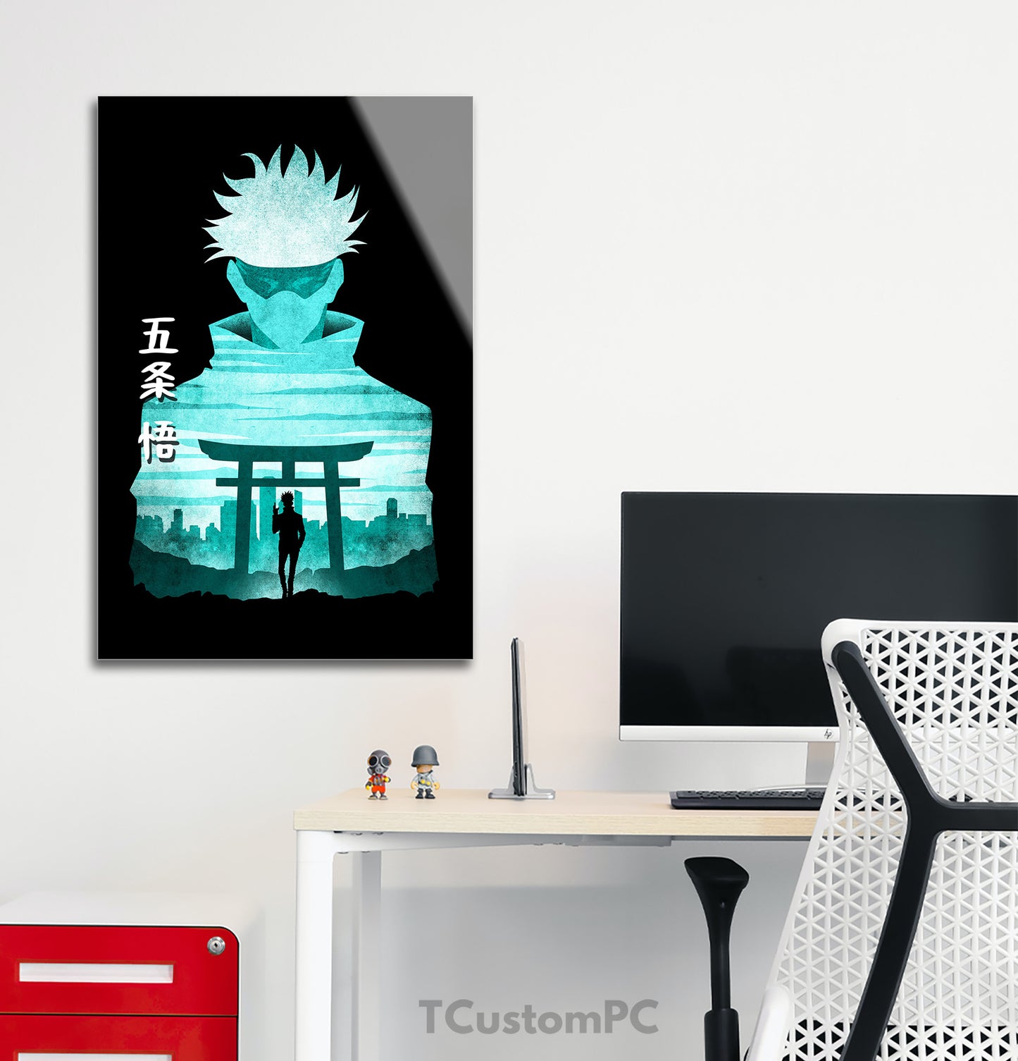 Gojo Minimalist Silhouette painting