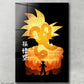 Goku 2 Minimalist Silhouette painting