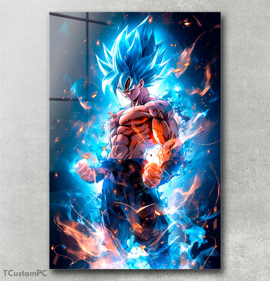 Cuadro Goku Aura radiance 3