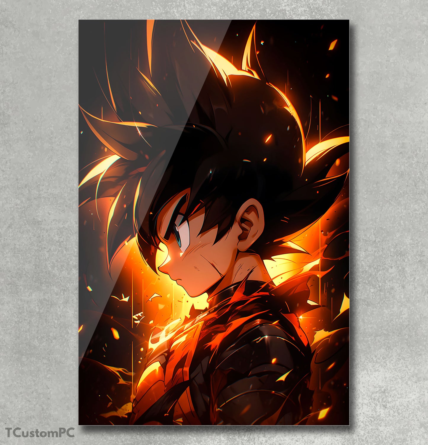 Wall Art Goku Brightned