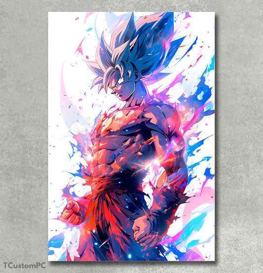 Cuadro Goku Colorful