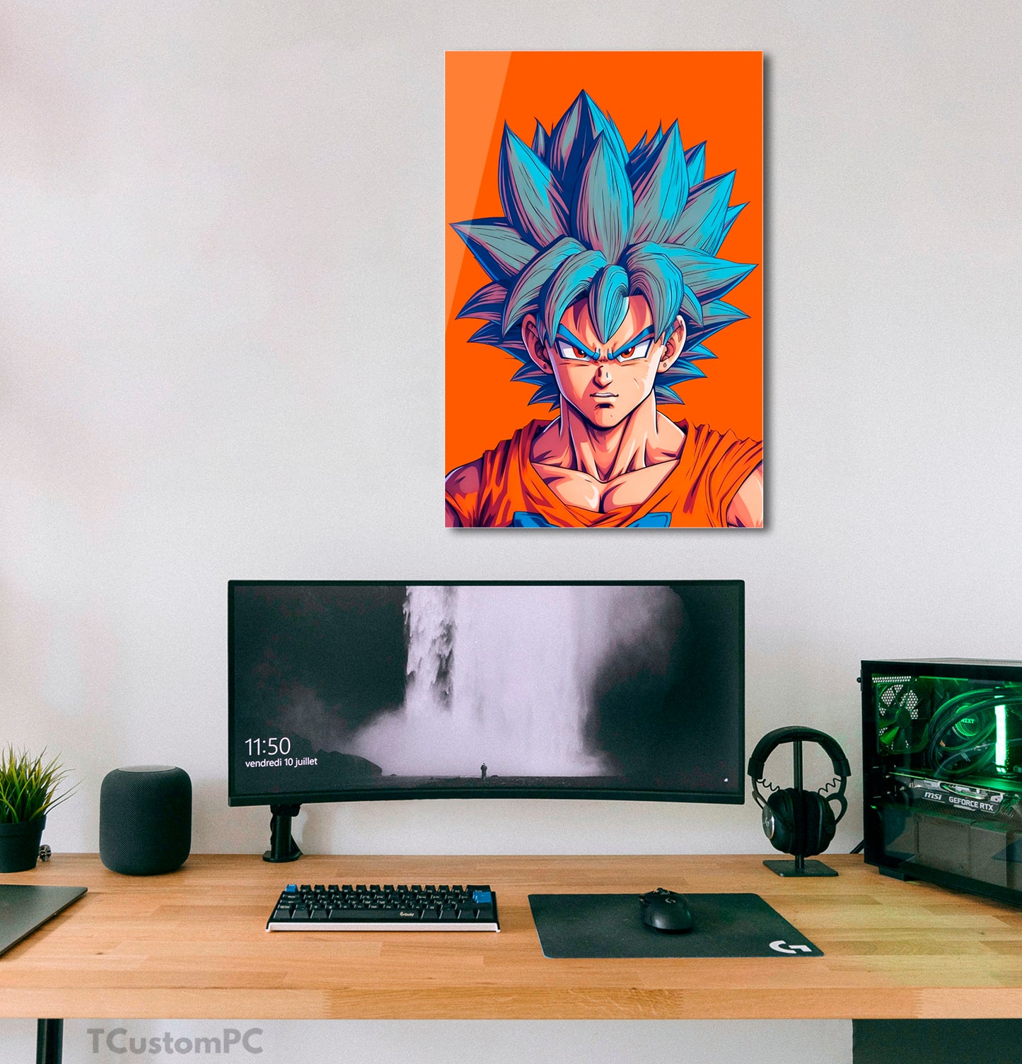 Pintura legal de Goku