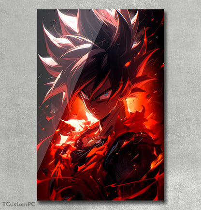 Goku Dragon Ball God pintura