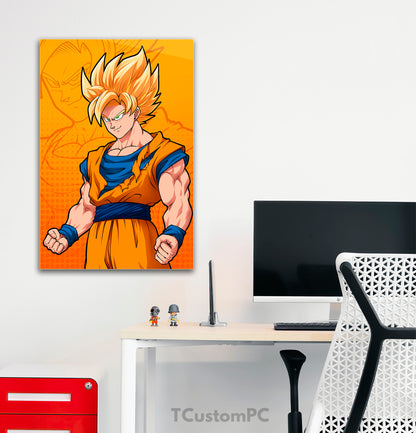 Wall Art Goku SSJ 1 DB