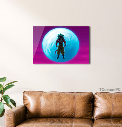 Wall Art Goku SSJ 4 Moon