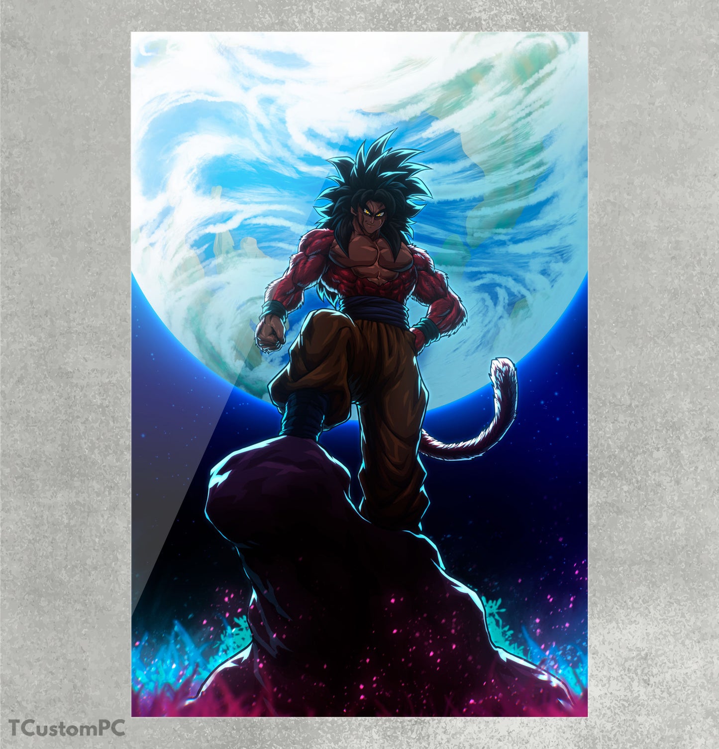 Gráfico DB do Goku Ssj4