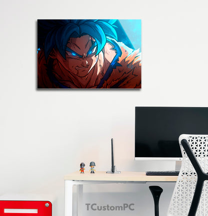 Wall Art Goku Super Saiyan Blue DB REDRAW