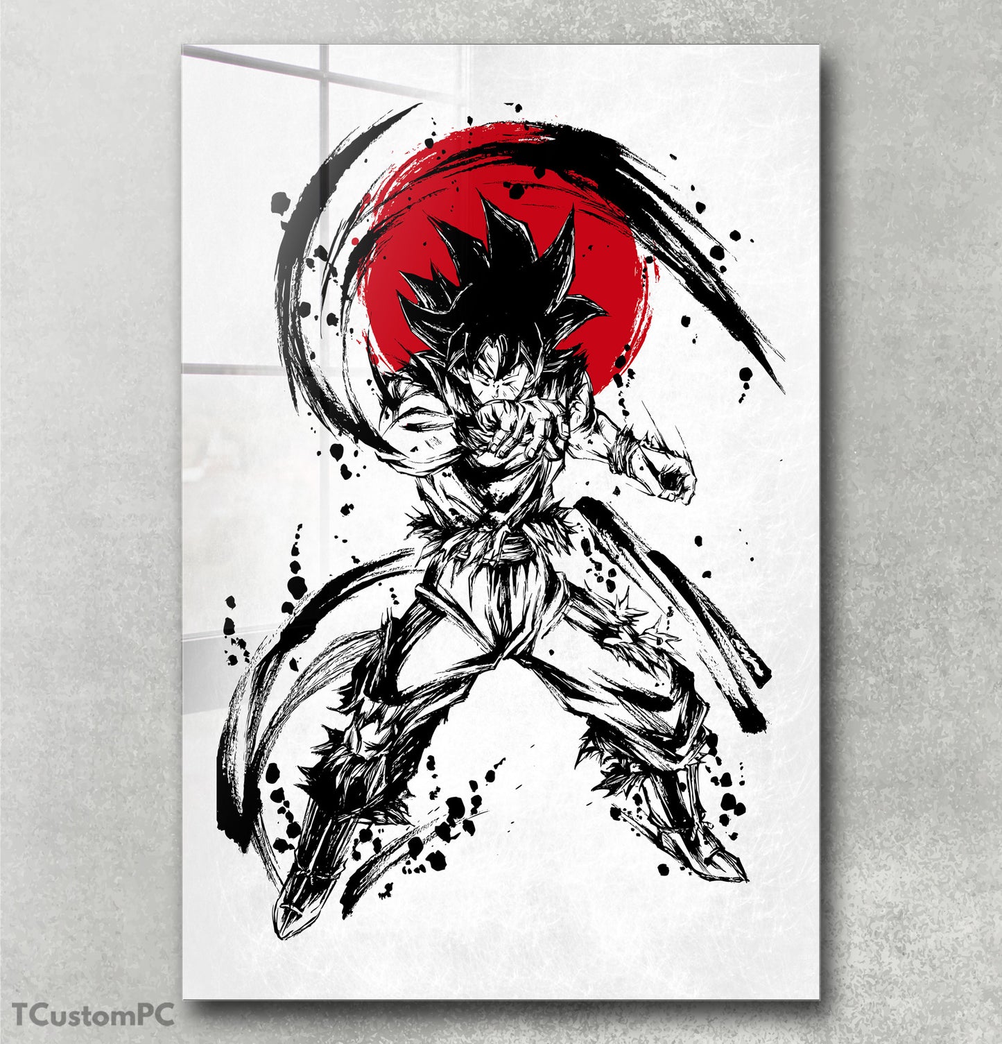 Goku dragon ball Japainase Style painting