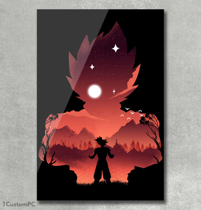 Pintura de Goku, Dragon Ball