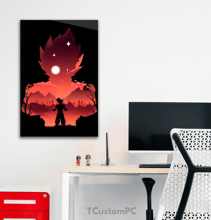 Goku painting, Dragon Ball