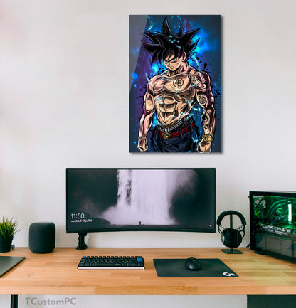 Pintura de Goku, Dragon Ball