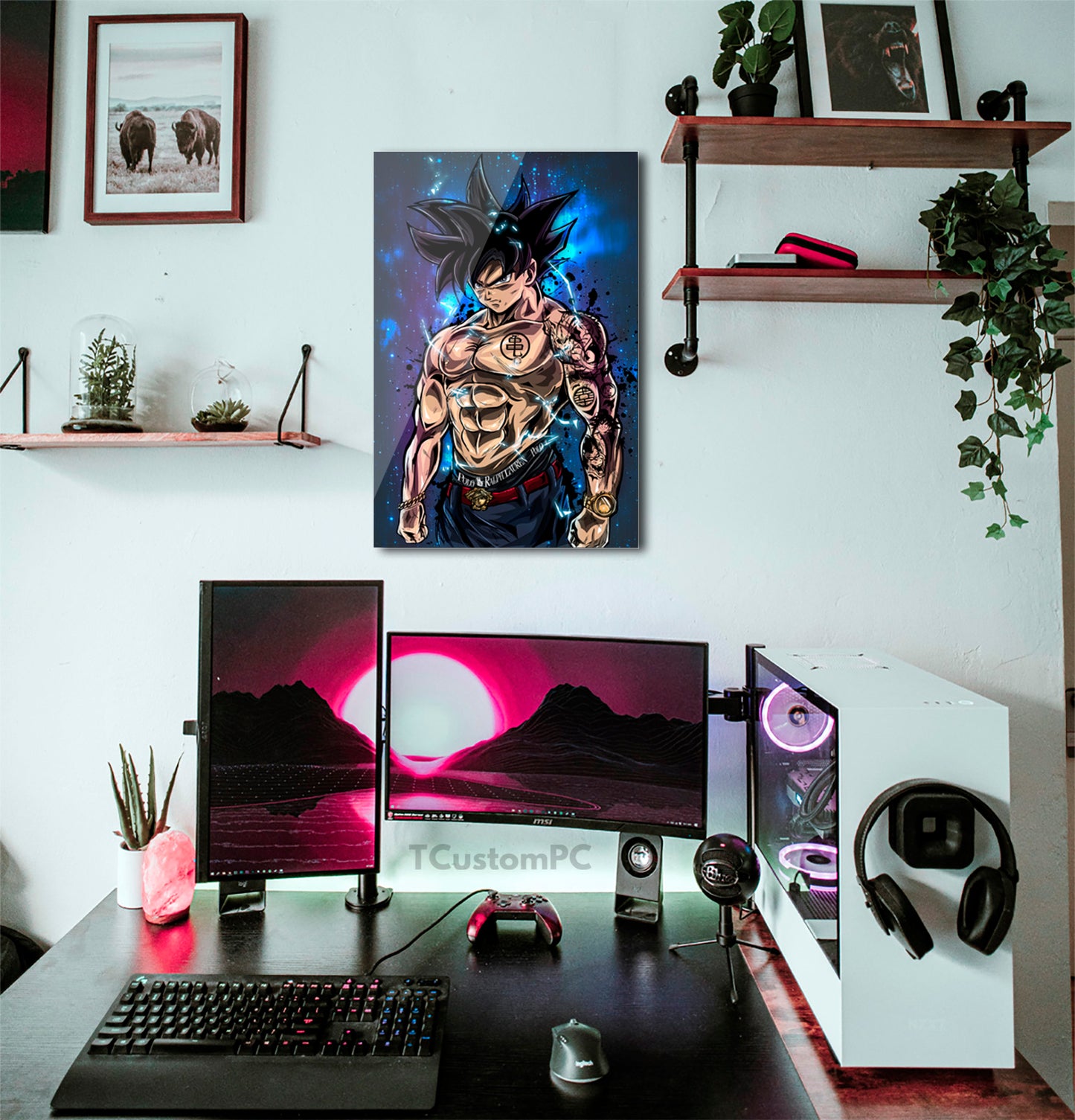 Wall Art Goku Colorful