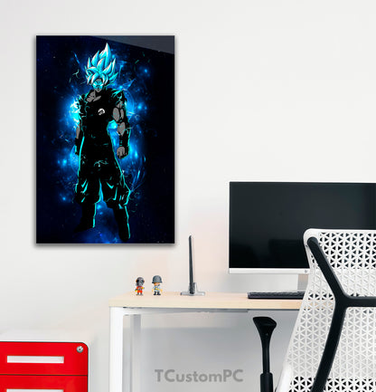 Pintura azul de Goku Dispalte