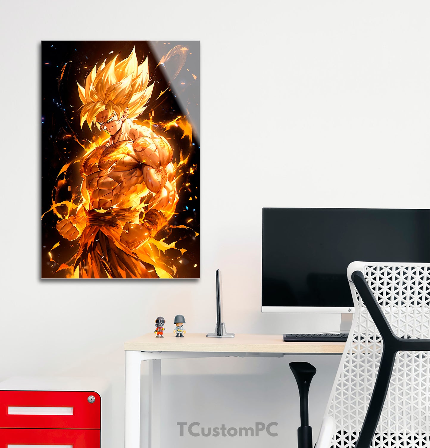 Golden Fighter painting