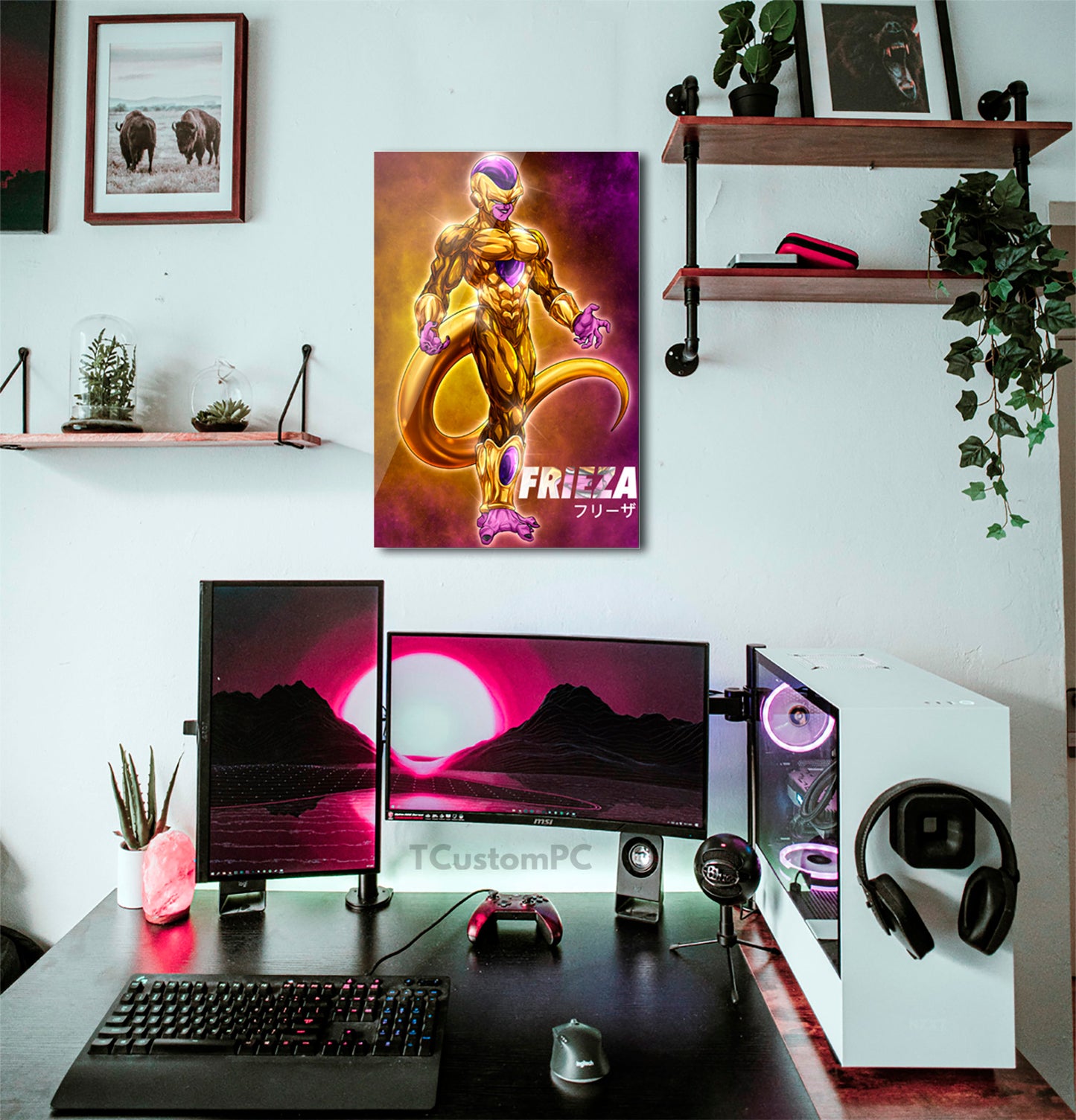 Wall Art Golden Frieza 1 DB