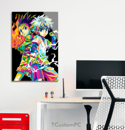 Wall Art Gon Killua HxH Colorfull