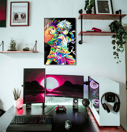 Wall Art Gon Killua HxH Colorfull