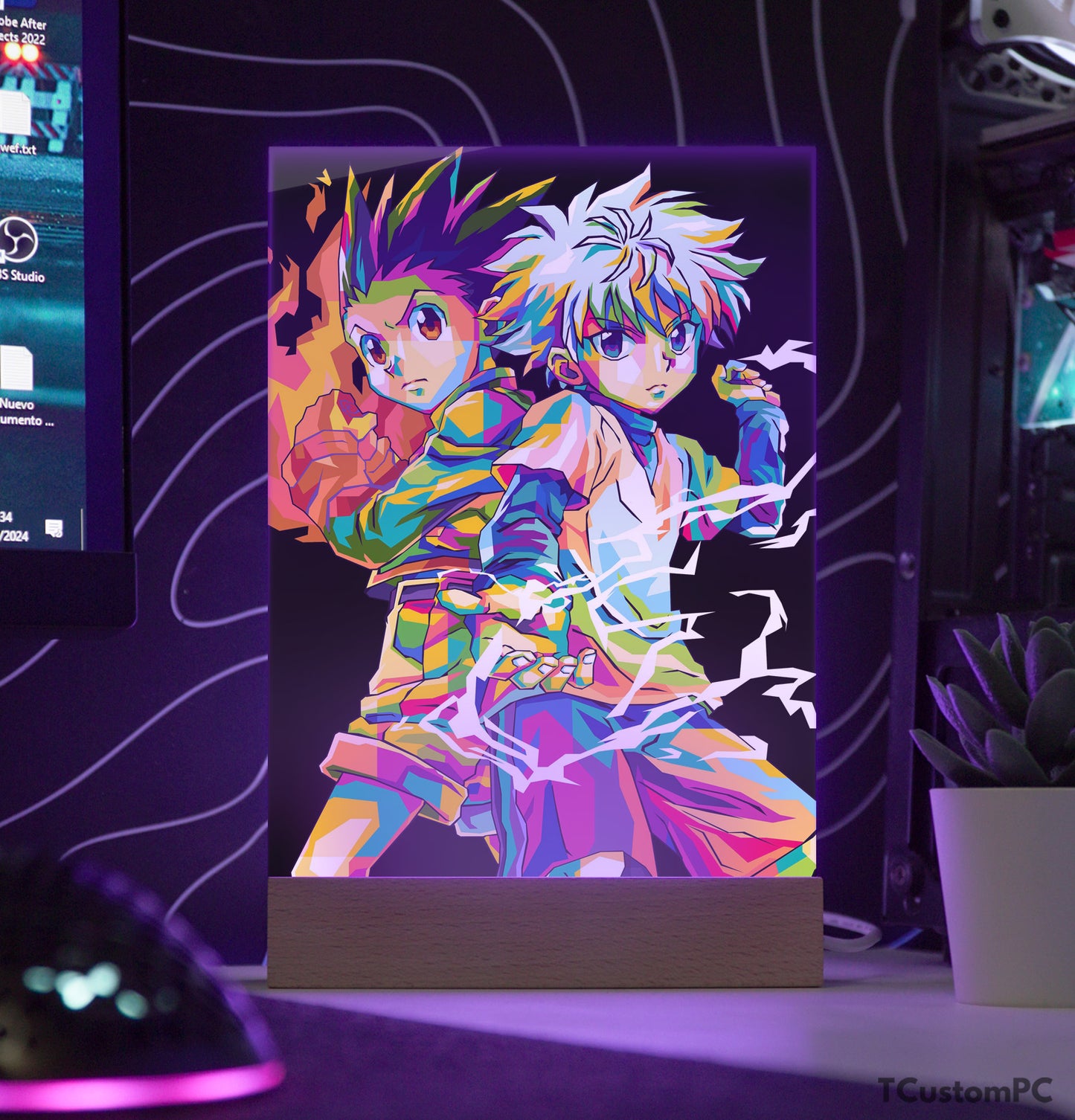 TC-Lamp Gon Killua HxH Colorfull