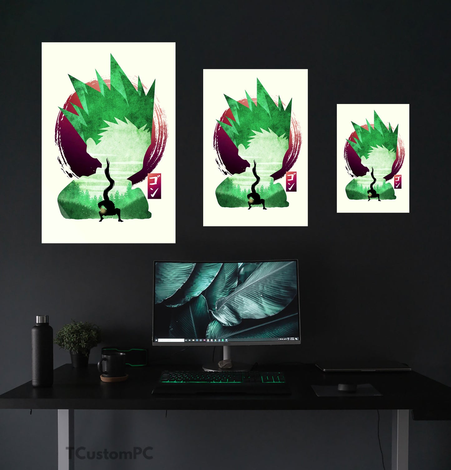 Gon W Minimalist Silhouette painting