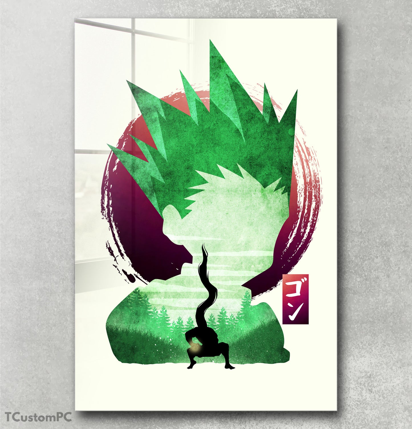 Gon W Minimalist Silhouette painting