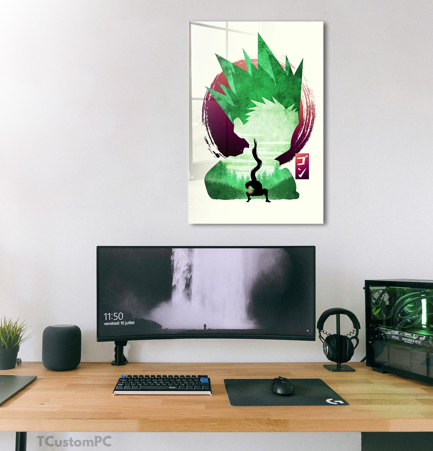 Gon W Minimalist Silhouette painting