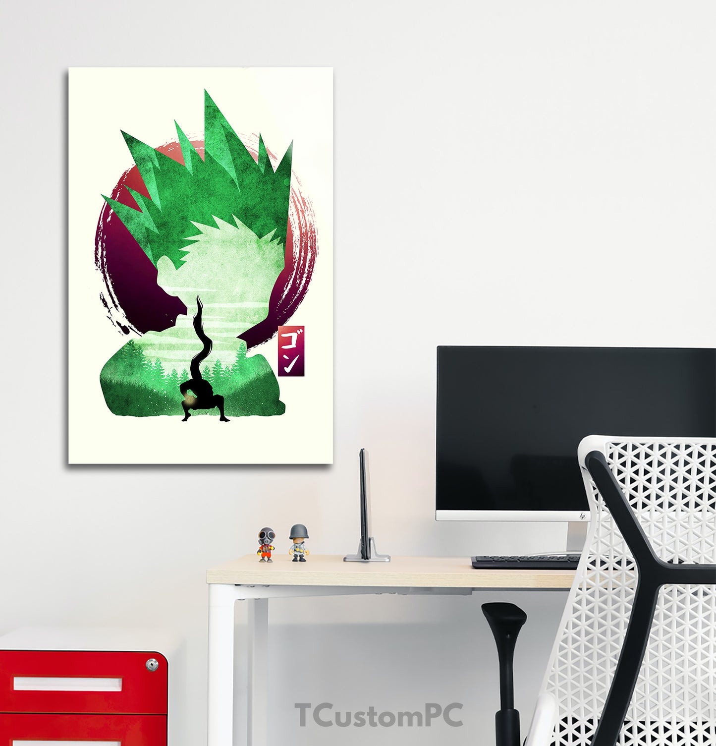 Gon W Minimalist Silhouette painting