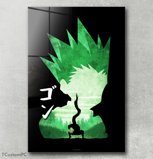 Gon Minimalist Silhouette painting