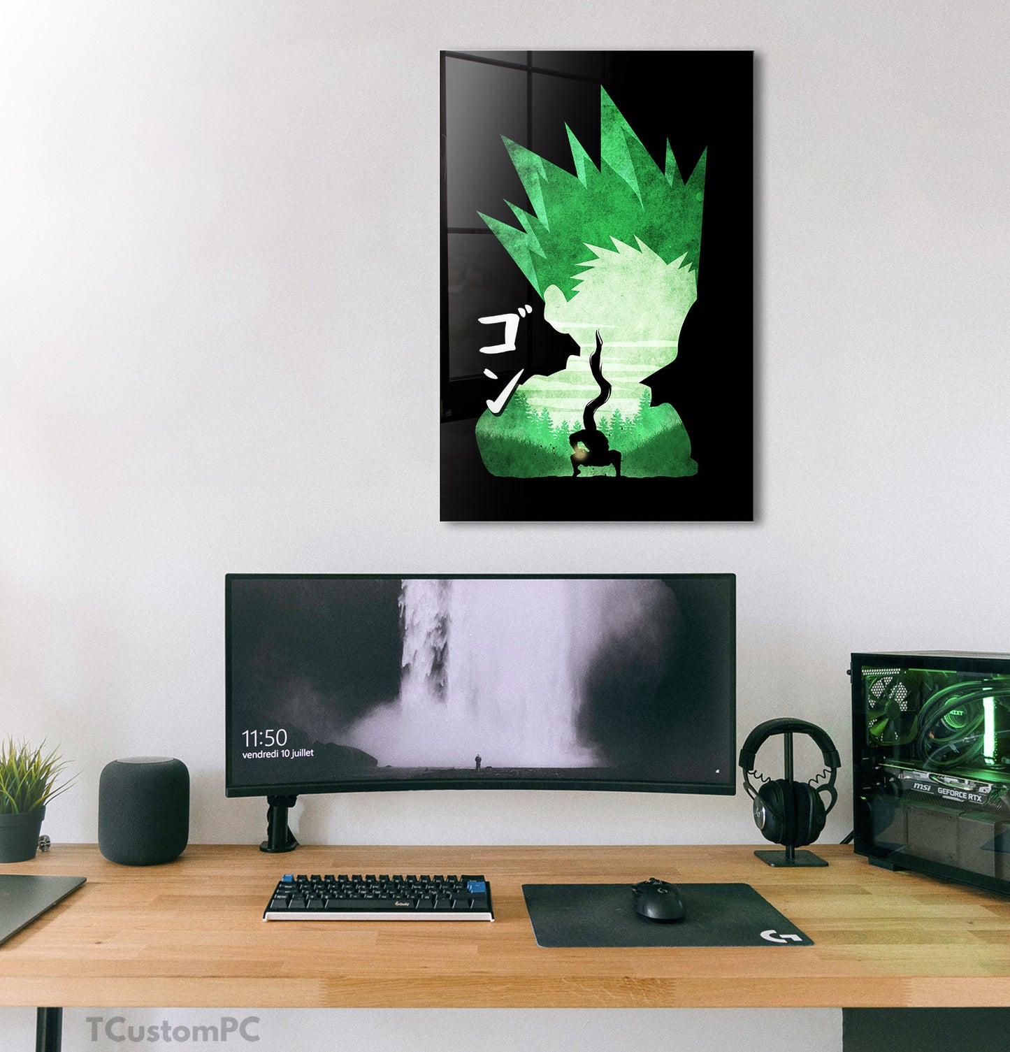 Gon Minimalist Silhouette painting