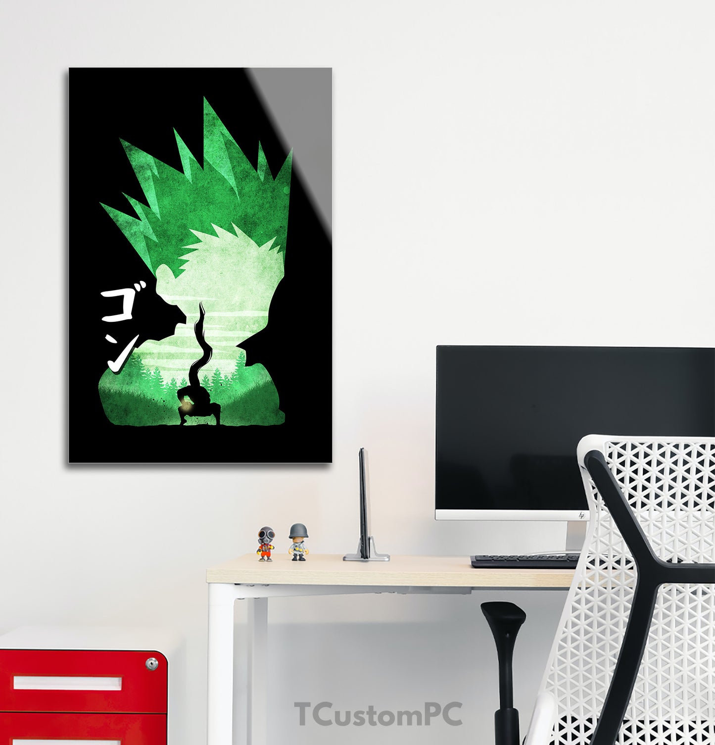 Gon Minimalist Silhouette painting