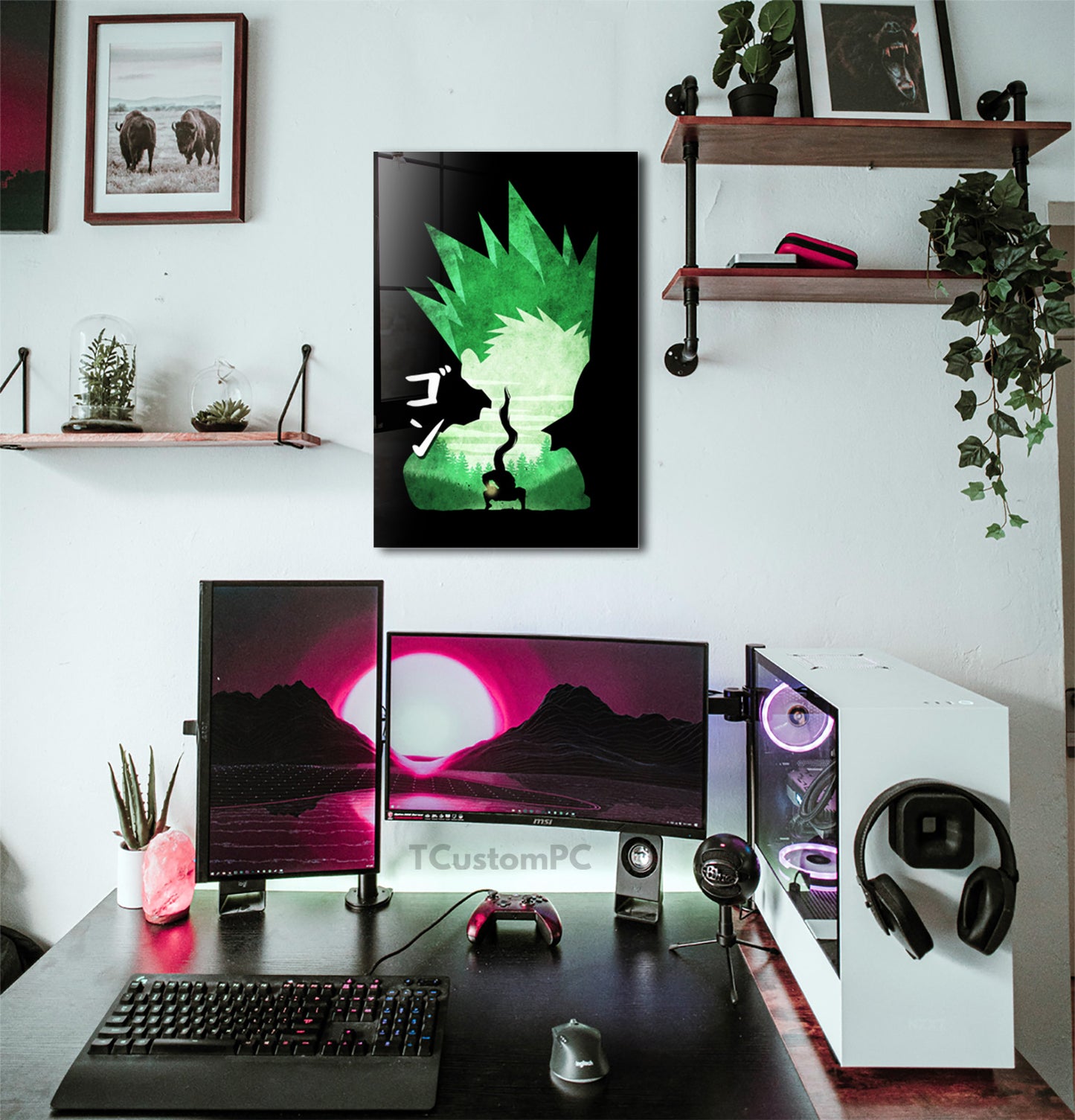 Gon Minimalist Silhouette painting