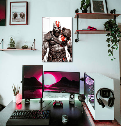 Good of war Kratos painting