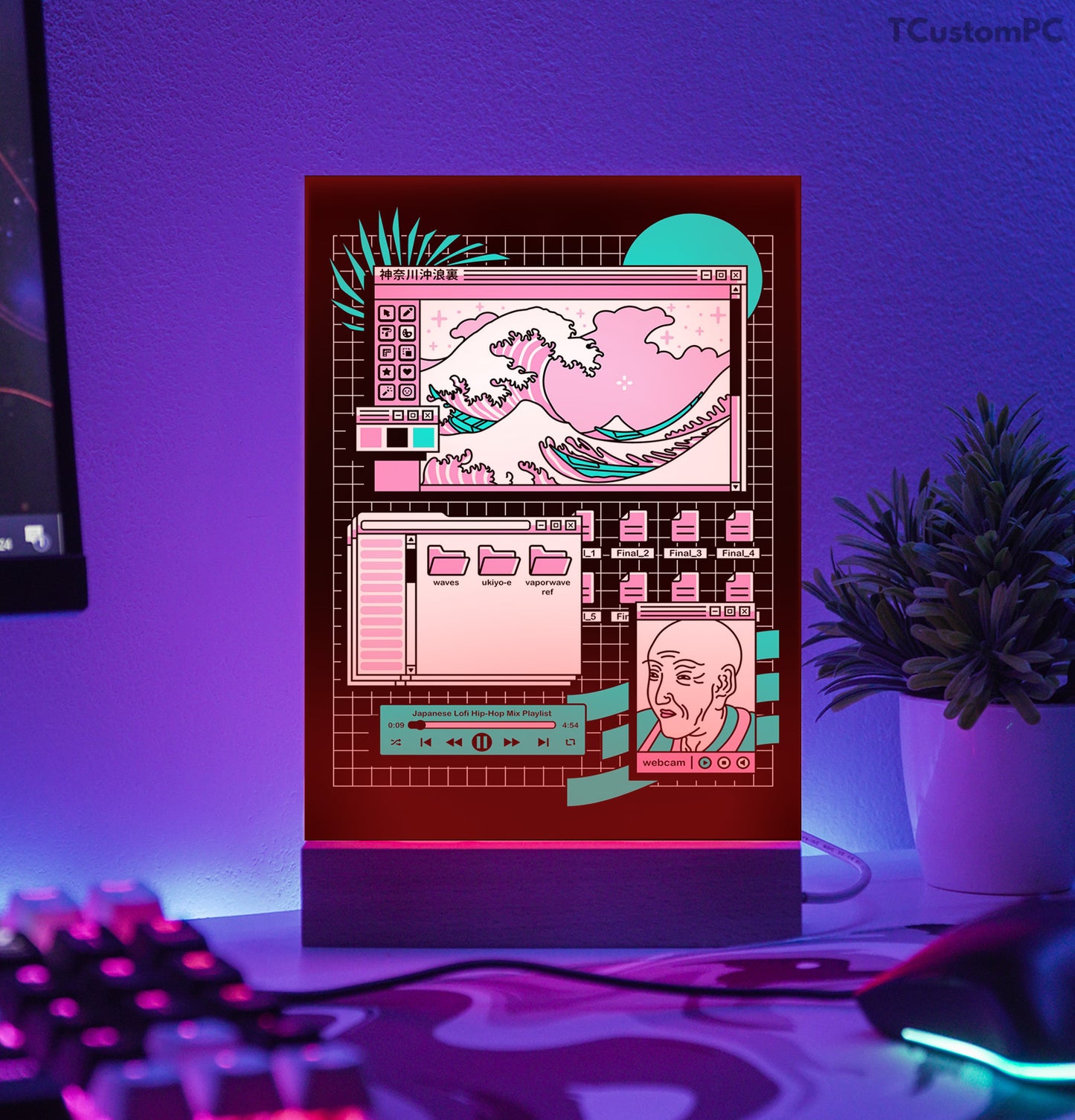 Lâmpada TC Grande Vaporwave v1