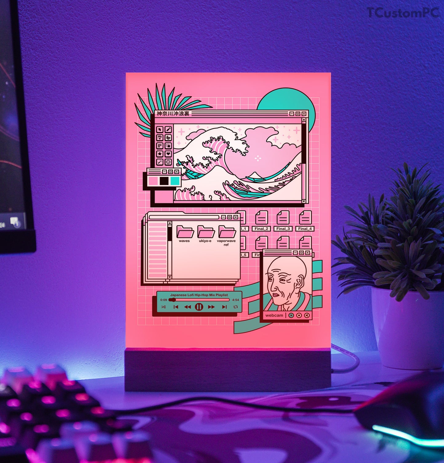 Lâmpada TC Grande Vaporwave v2