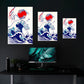 Great Wave off Kanagawa painting - Koi Edition