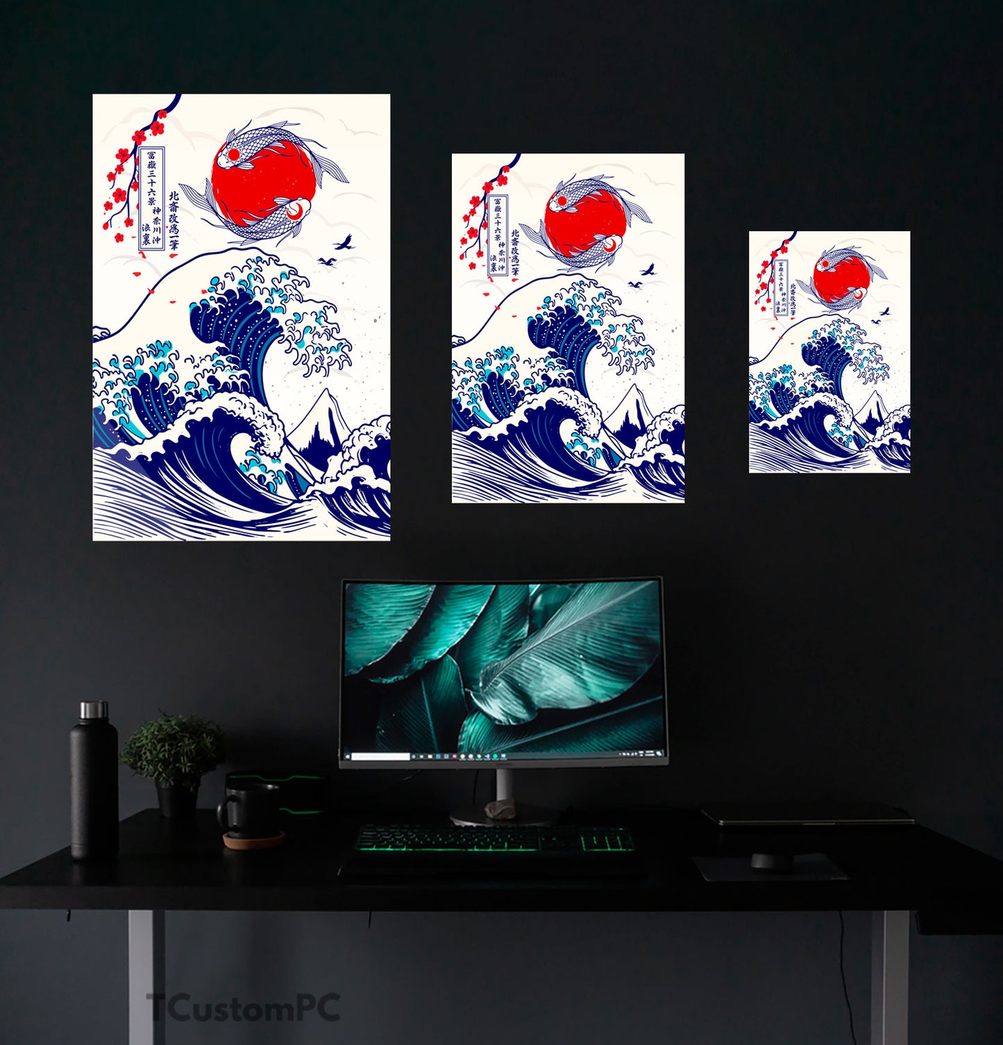 Picture Great Wave off Kanagawa - Koi Edition