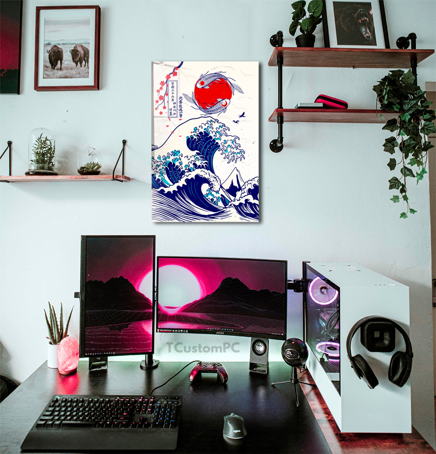 Picture Great Wave off Kanagawa - Koi Edition