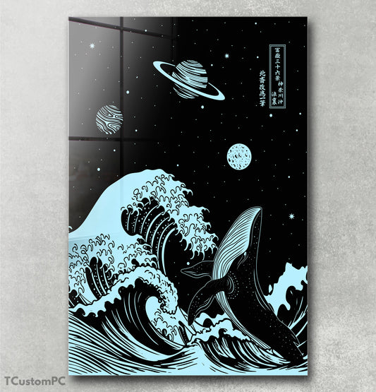 Cuadro Great Wave off Kanagawa - Space Edition