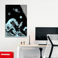 Great Wave off Kanagawa painting - Space Edition