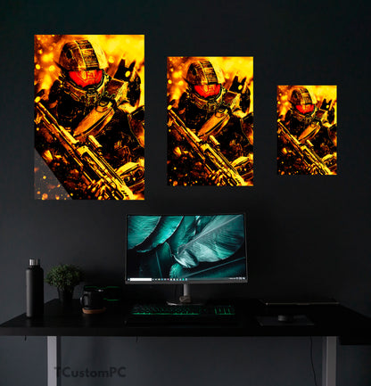 Pintura do chefe mestre de Halo 2