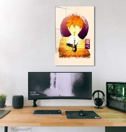 Hinata W Minimalist Silhouette painting