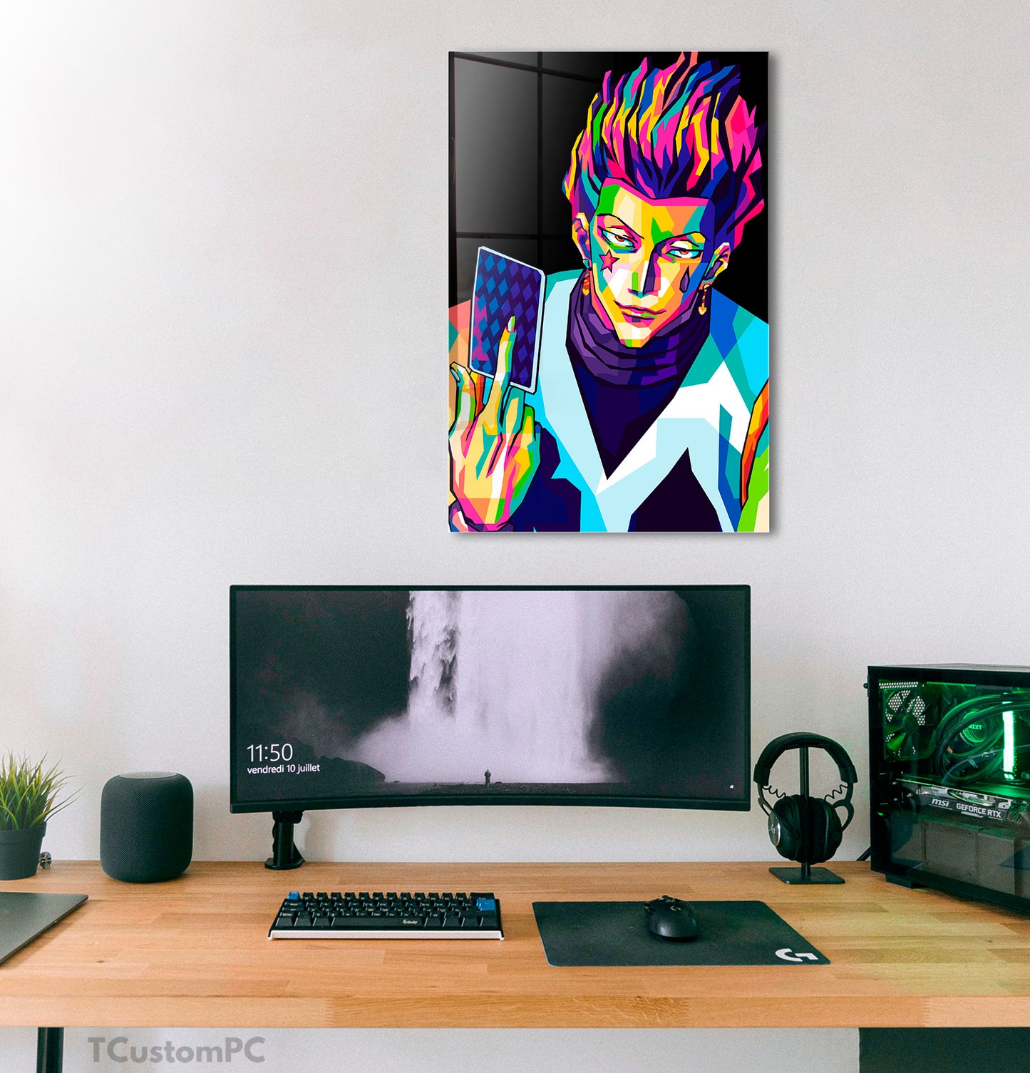 Hisoka Hunter x Hunter painting