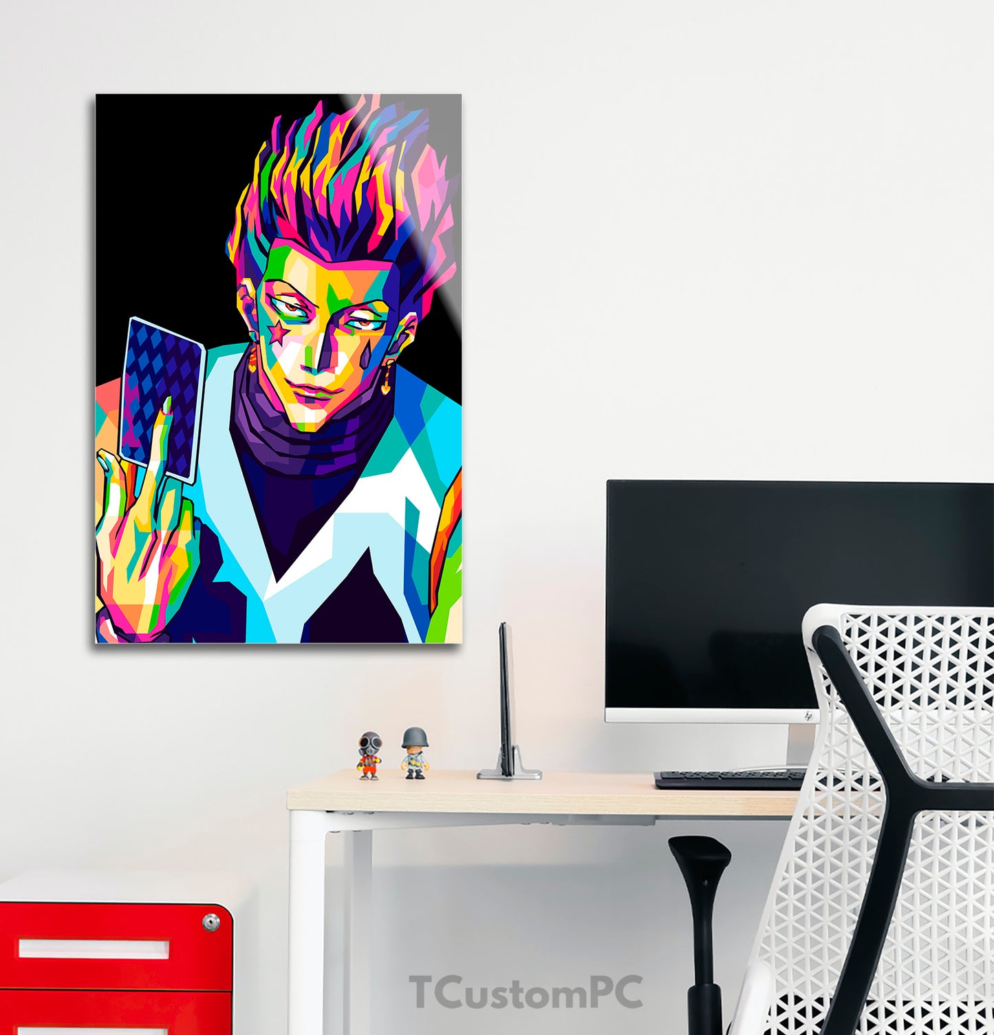 Pintura de Hisoka Hunter x Hunter