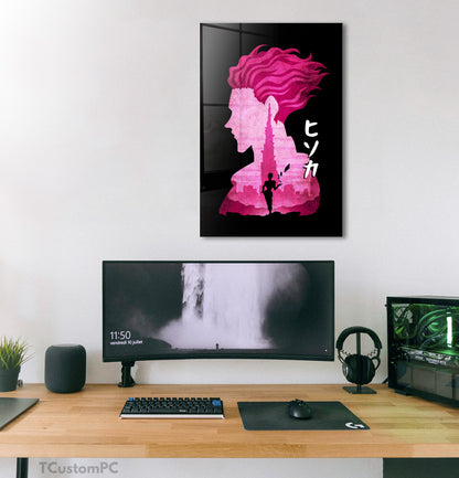 Hisoka Minimalist Silhouette painting