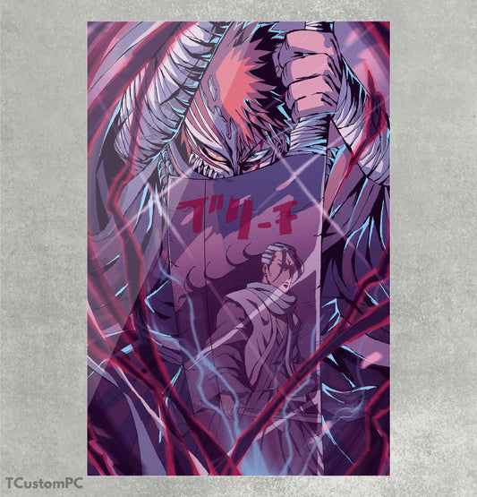 Ichigo sword painting, Bleach