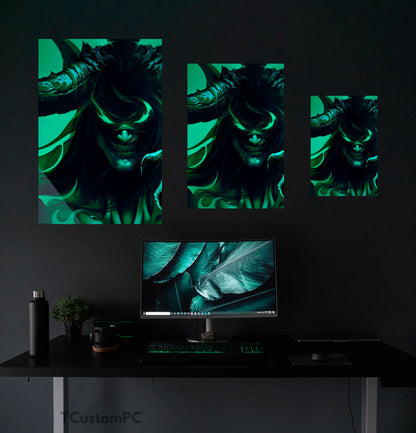 Illidan WOW painting